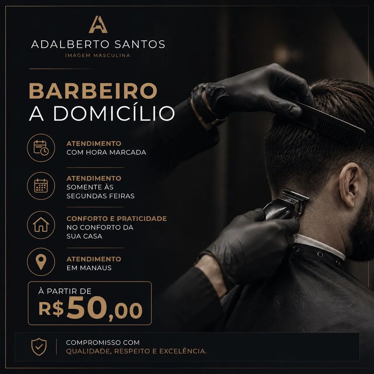 BARBEIRO A DOMICÍLIO EM MANAUS 