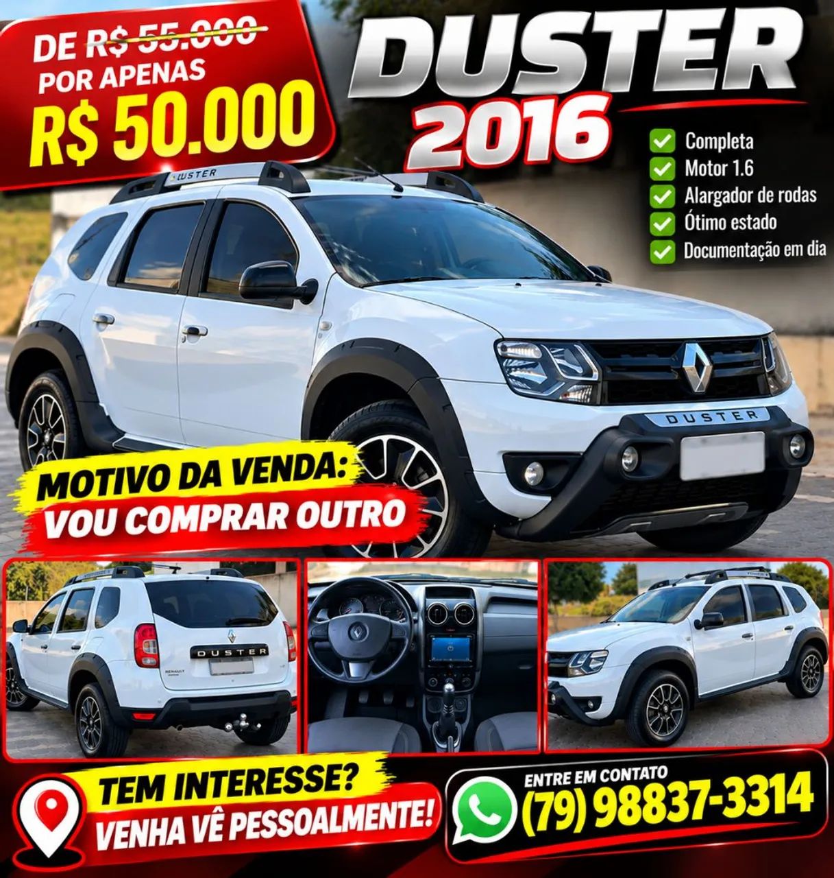 Renault Duster Expression 1.6 Hi-flex 16V Mec. 2016