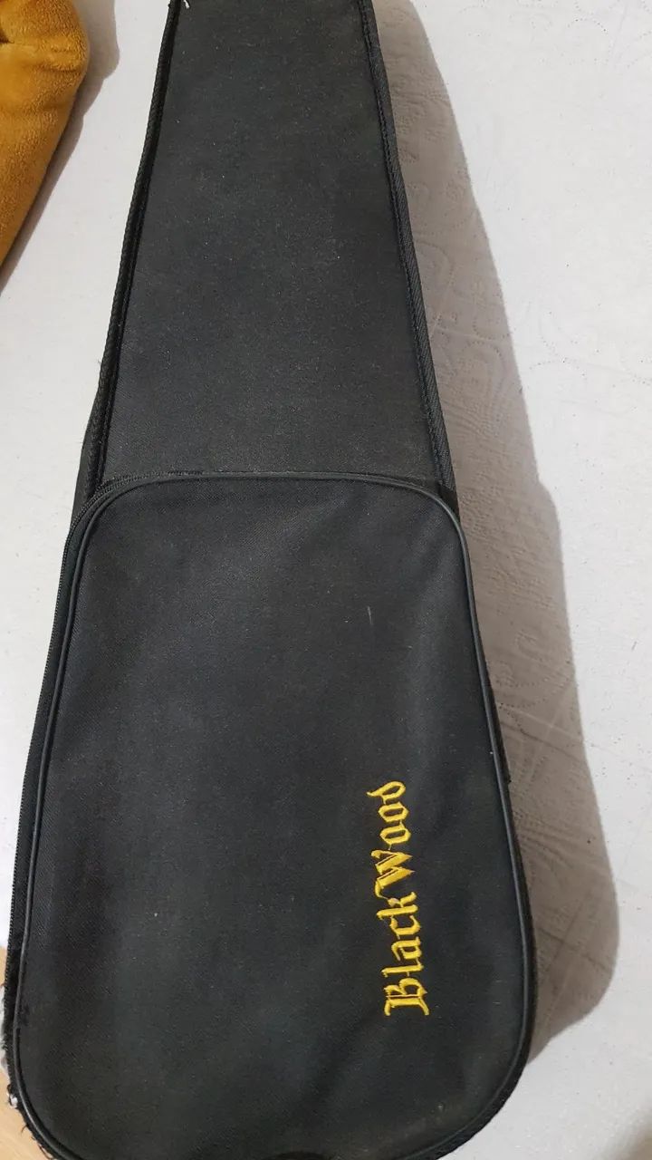 Violino black wood com case - Foto 3