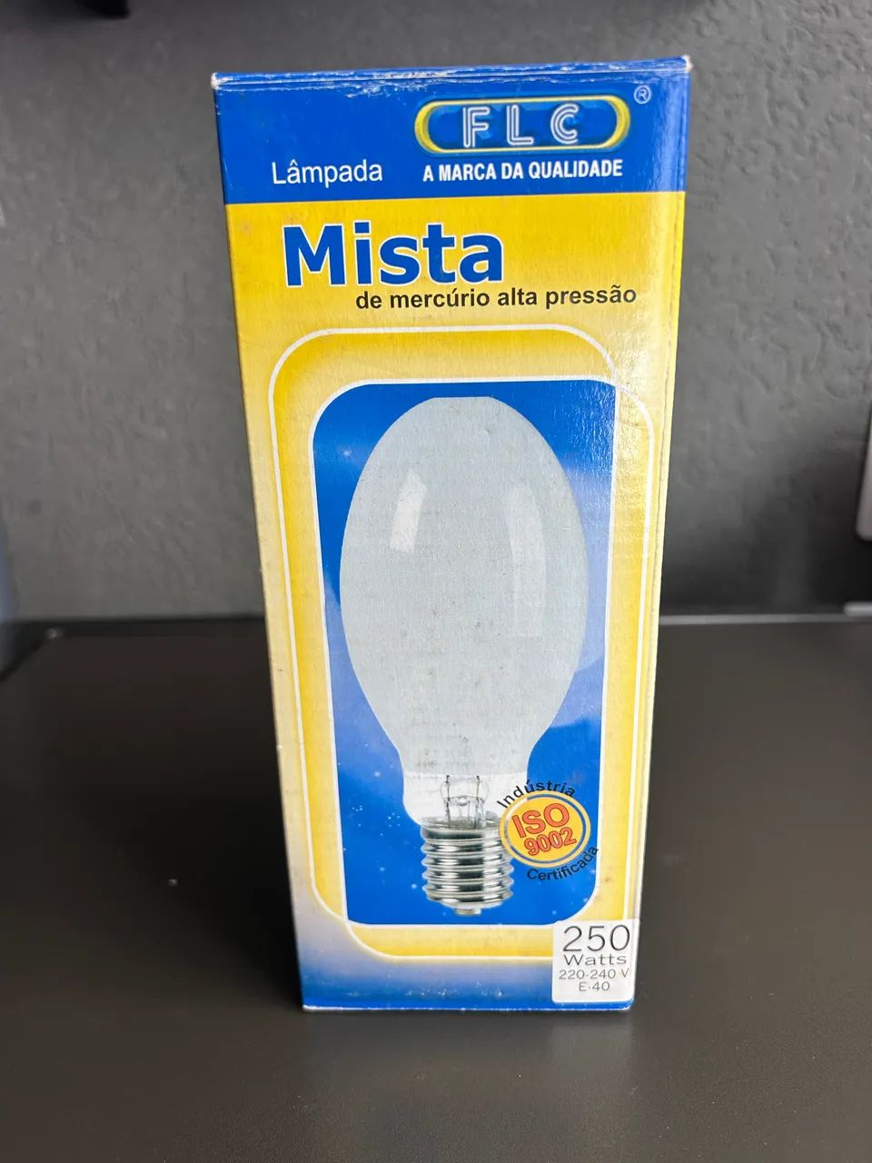 Lâmpada mista mercúrio alta pressão 250w 220v