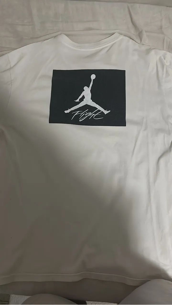 Camiseta Nike Jordan Branca Original  - Foto 2
