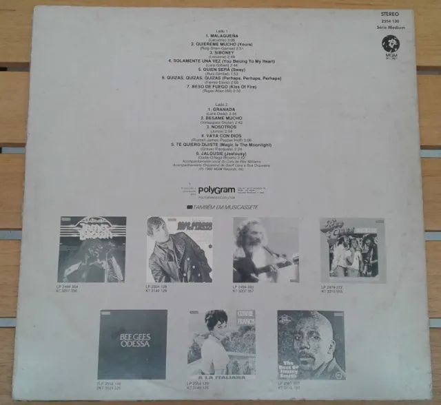 Connie Francis Lp Nacional Canta Boleros Canções Espanholas Estandar - Foto 2