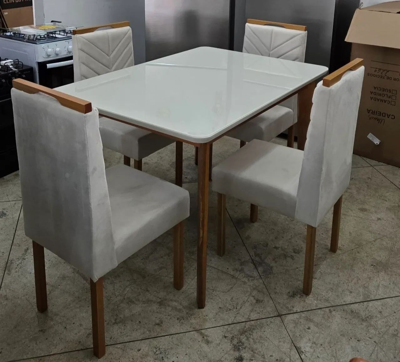 Mesa de jantar de 4 cadeiras  - Foto 2