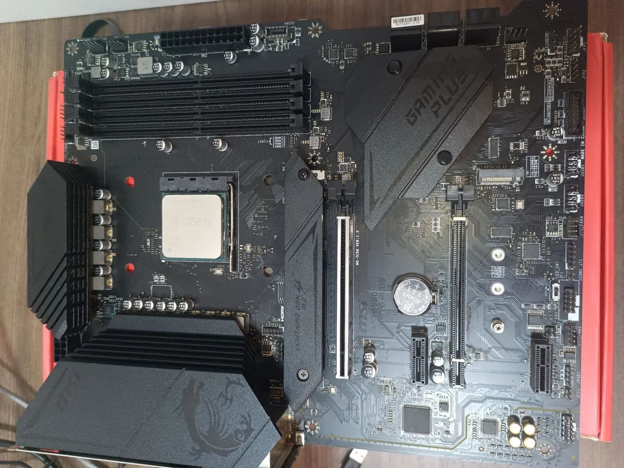 Kit Ryzen 5800x3d + placa mãe B550 - Foto 2