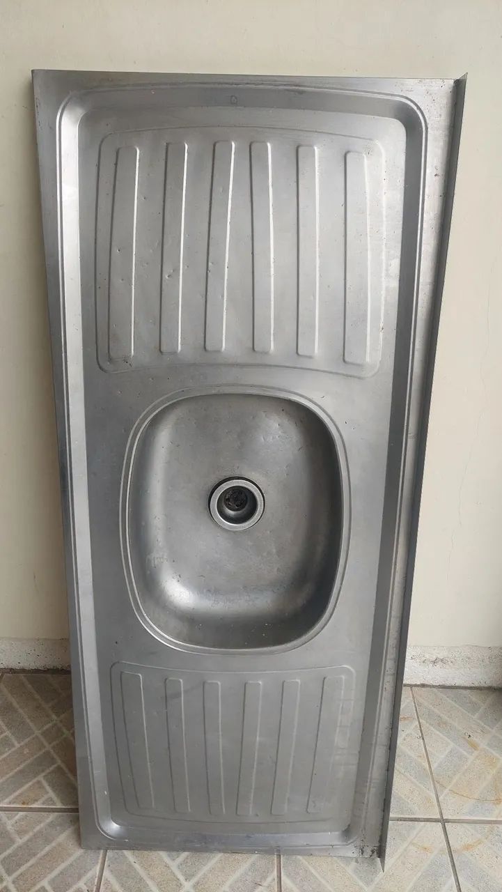 Pia inox 1,20m usada