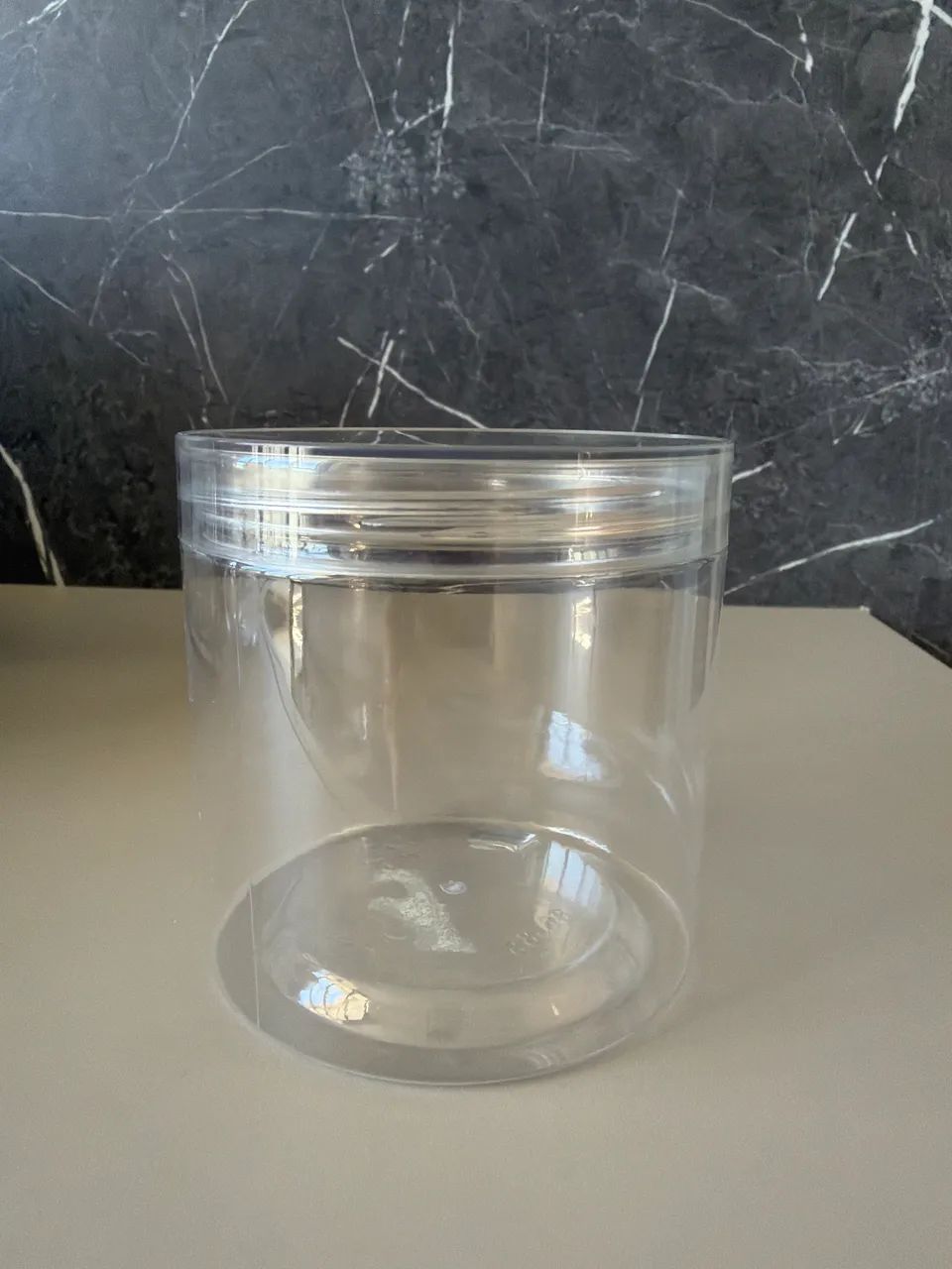 Pote transparente acrílico