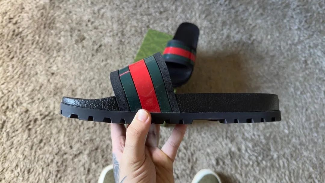 Chinelo slide gucci - Foto 3