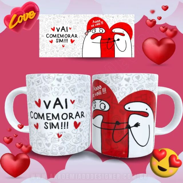 Caneca Personalizada Dia Dos Namorados Flork - Foto 4