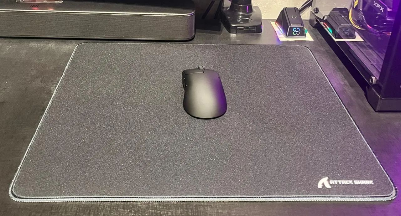 MOUSEPAD ATTACK SHARK PRETO NOVO - Foto 2