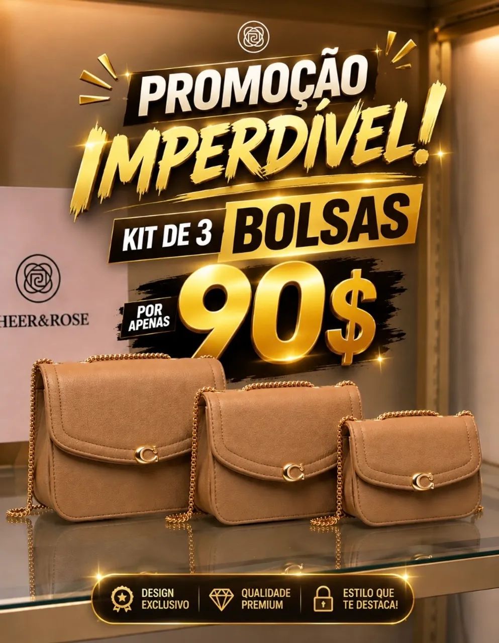 KIT 3 BOLSAS - Foto 2