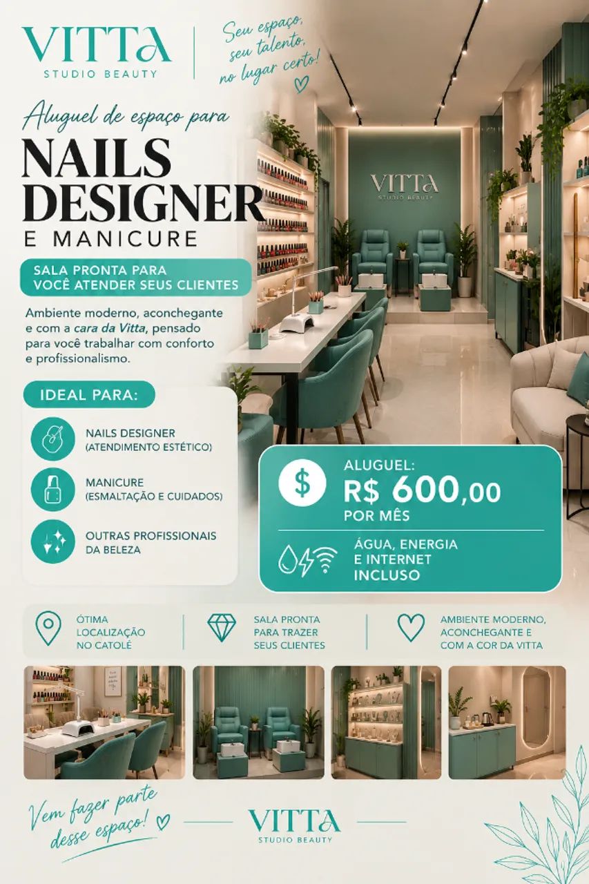 Sala Para Manicure e Nails Designer