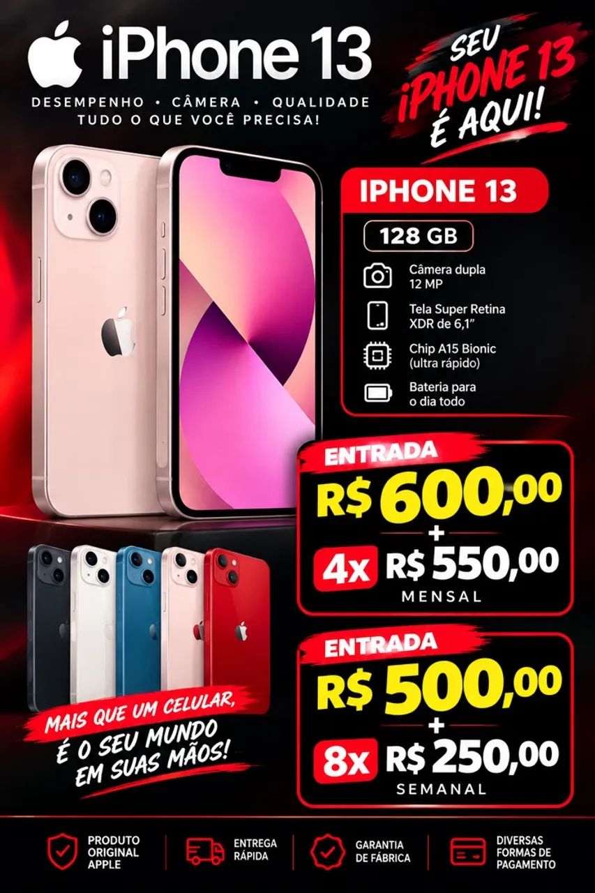 IPHONE 13 A PRAZO