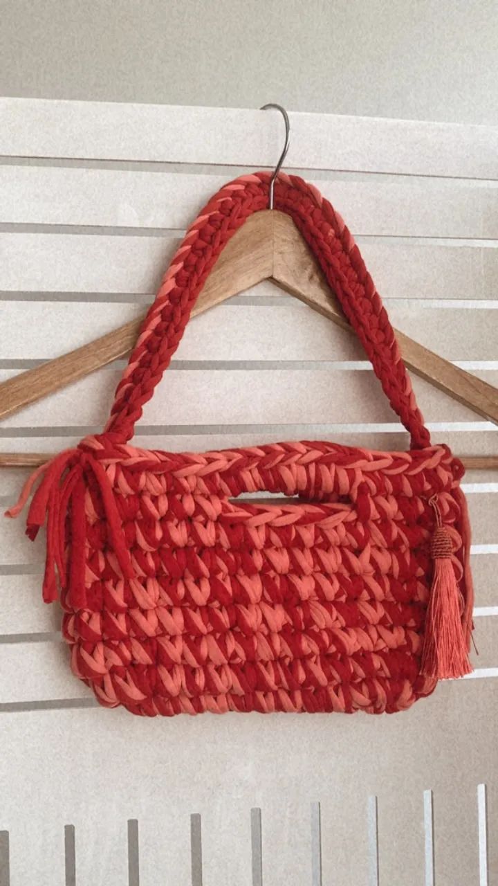 Bolsas em crochê em liquidação, últimas peças  - Foto 5