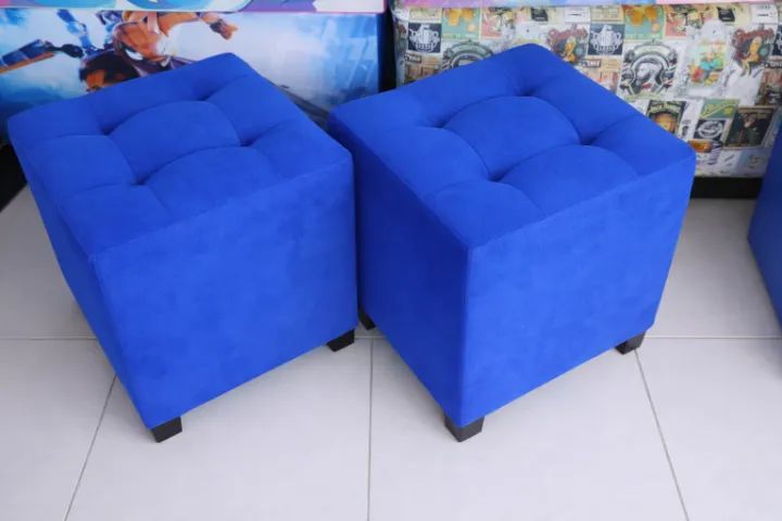 Puffs com design 35x35- FAZEMOS ENTREGAS! - Foto 5