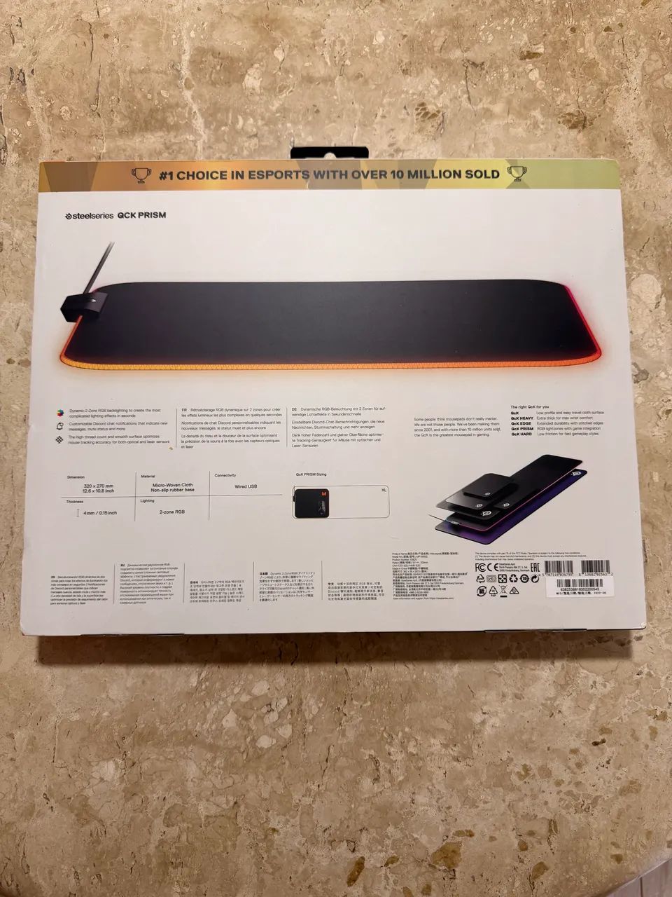 Mousepad Gamer SteelSeries QCK PRISM CLOTH - Foto 2