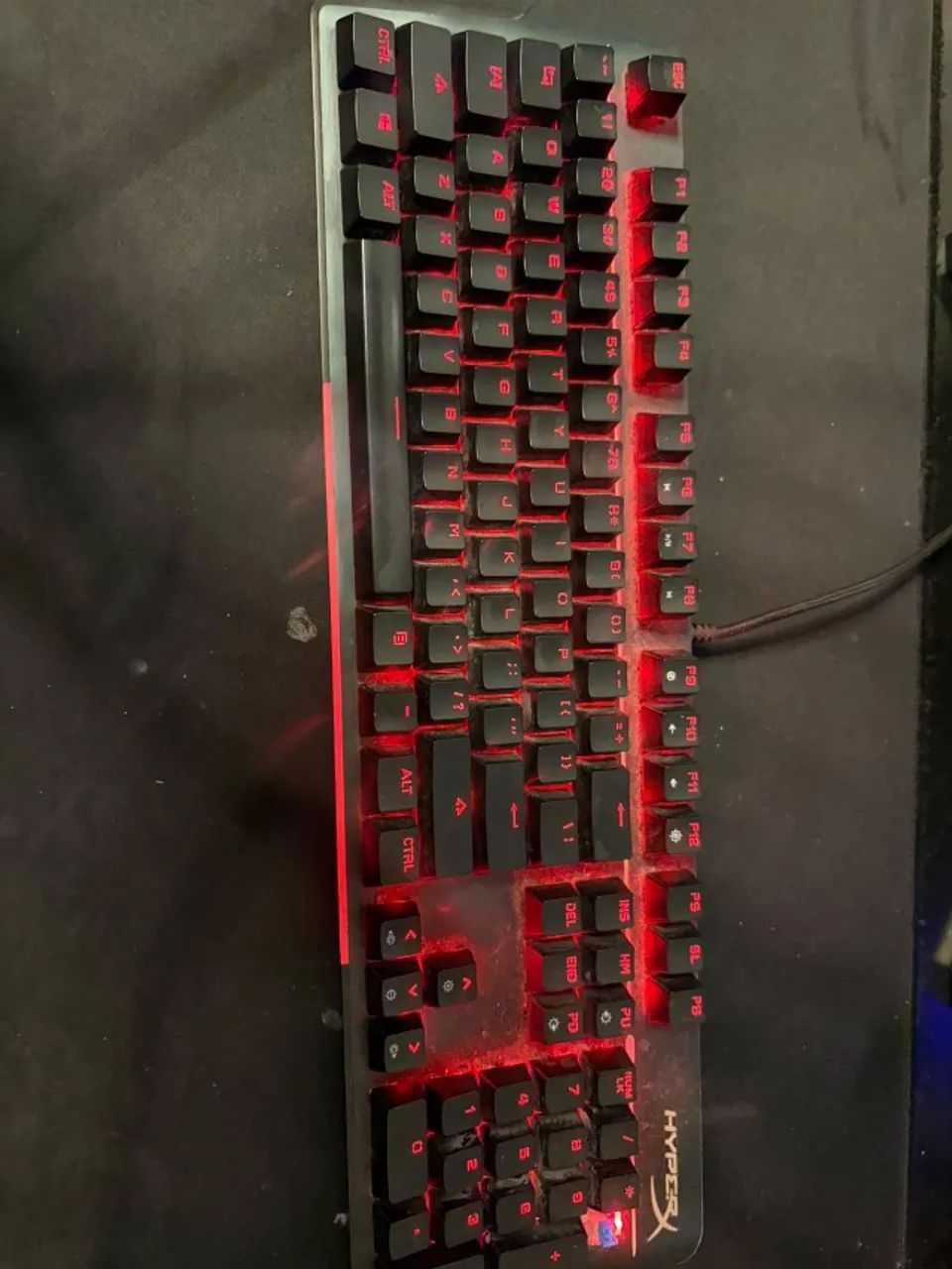 Teclado mecânico HyperX Mars RGB USB 