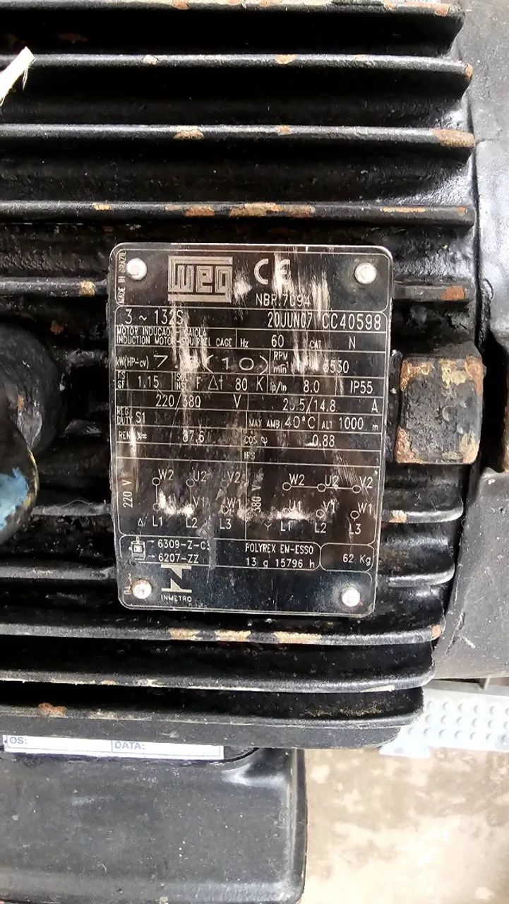 Motor bomba Weg 