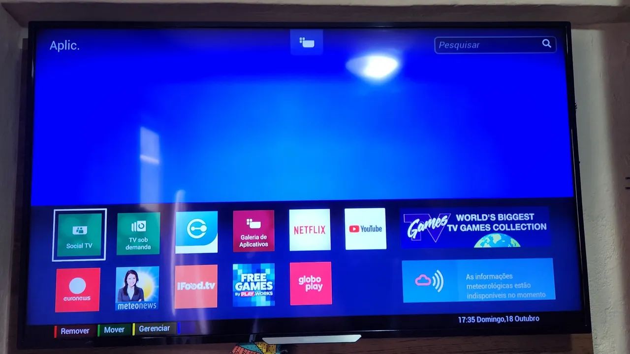 ? Smart TV Philips 48 polegadas Série 5000 - Modelo 48PFG5509/78 aceito cartão parcelado!