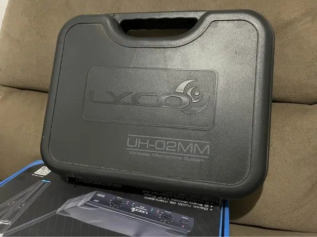 ? KIT 2 MICROFONES SEM FIO LYCO UH-02MM - Foto 2
