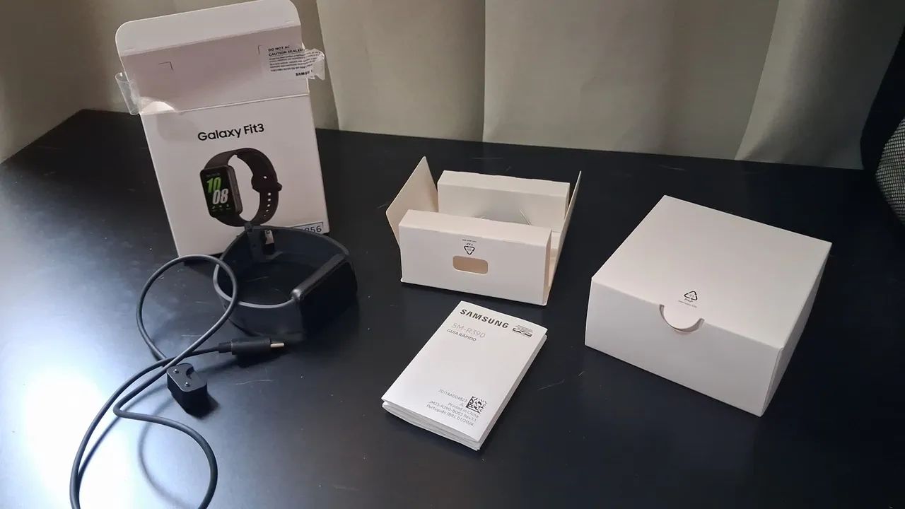 SmartWatch Galaxy Fit3 na Caixa