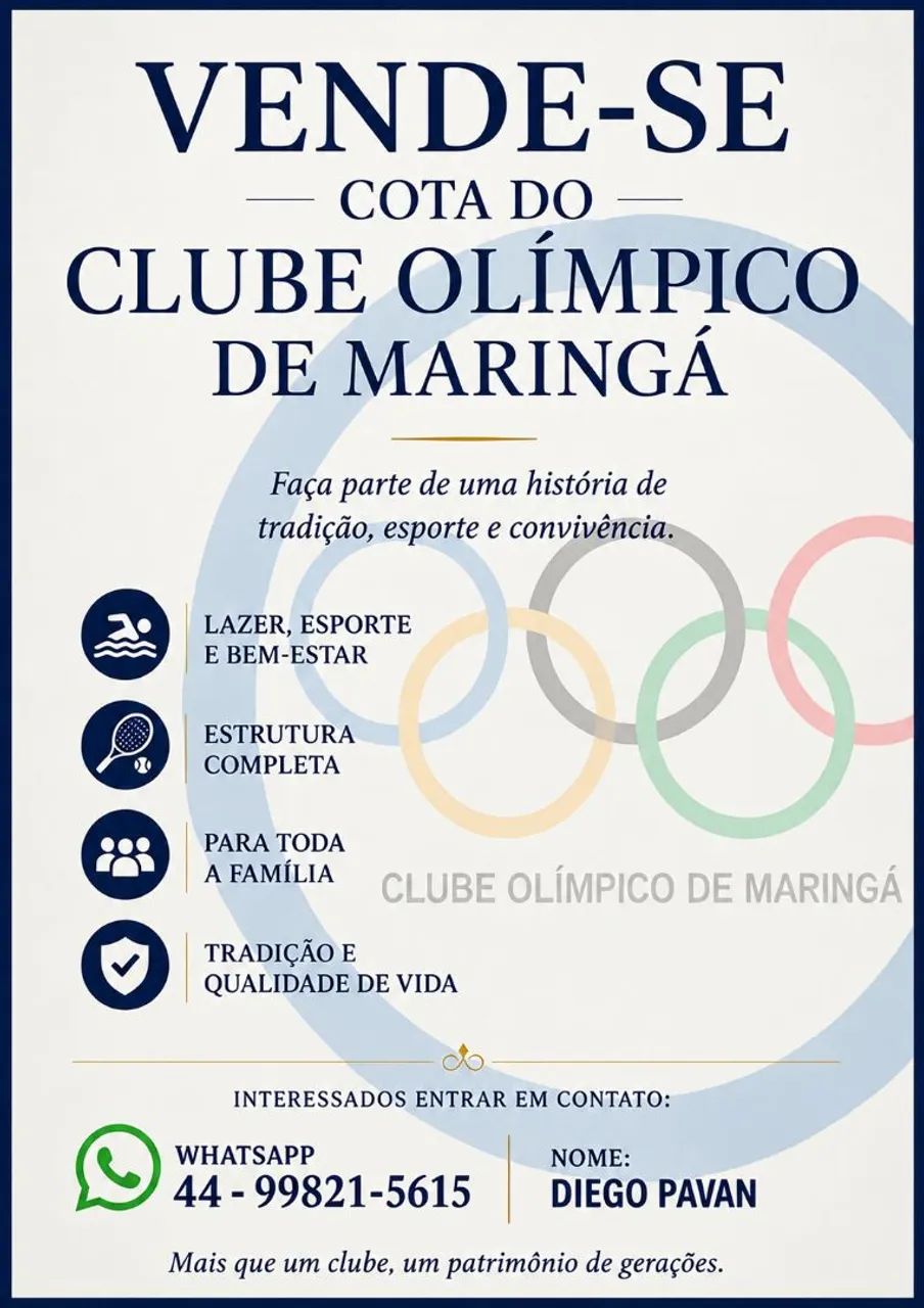 COTA CLUBE OLÍMPICO DE MARINGÁ 