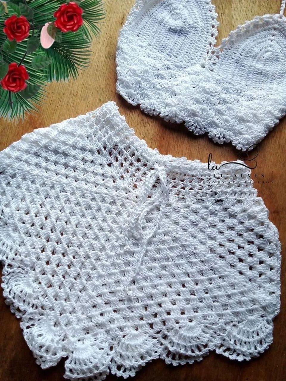 Top de crochê  - Foto 2