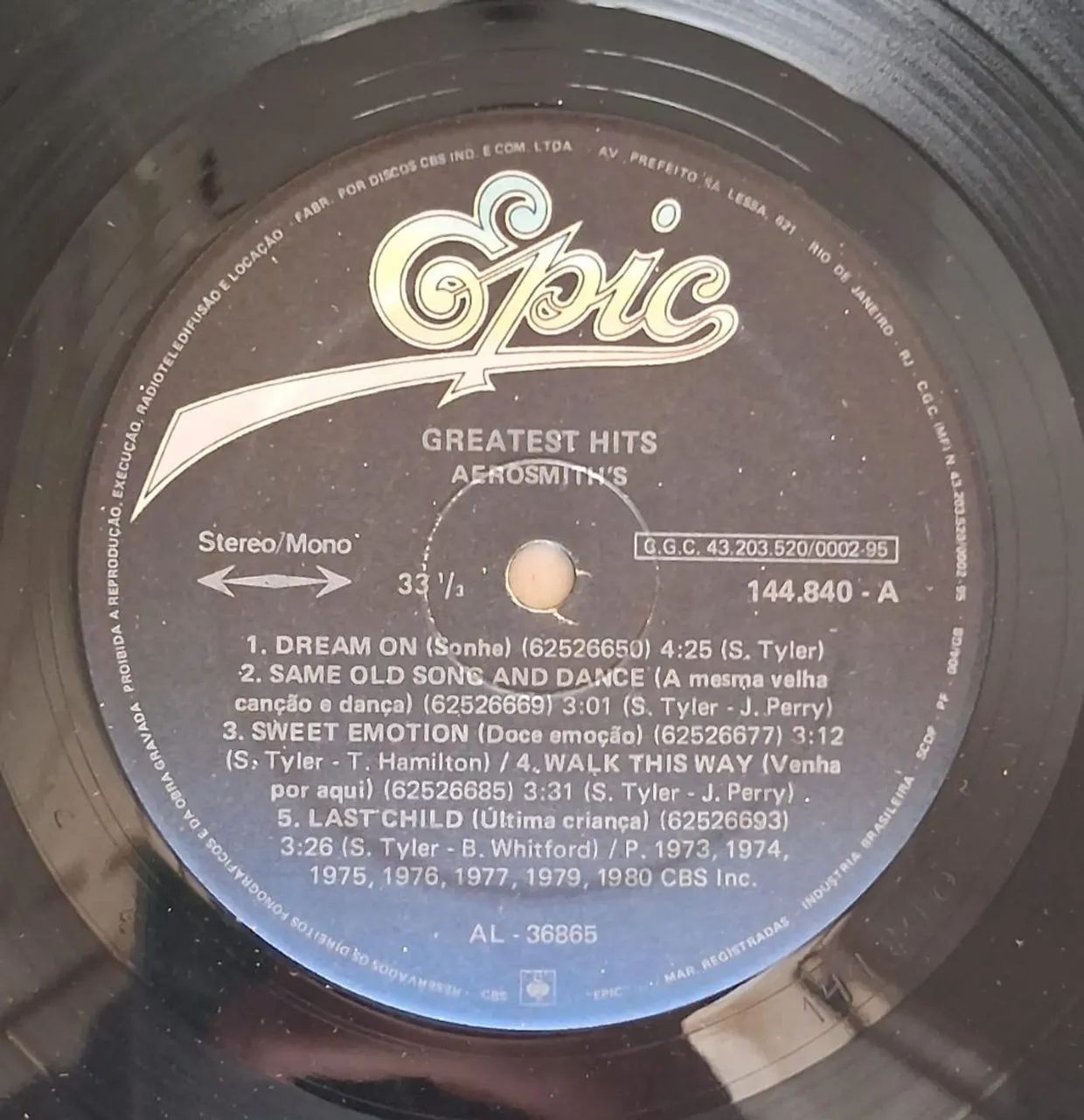 Disco de vinil aerosmith greatest hits - Foto 4