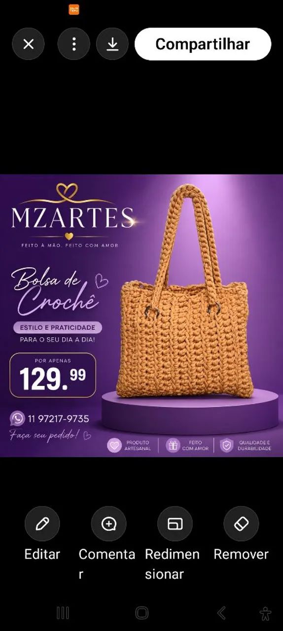Bolsas de crochê ?