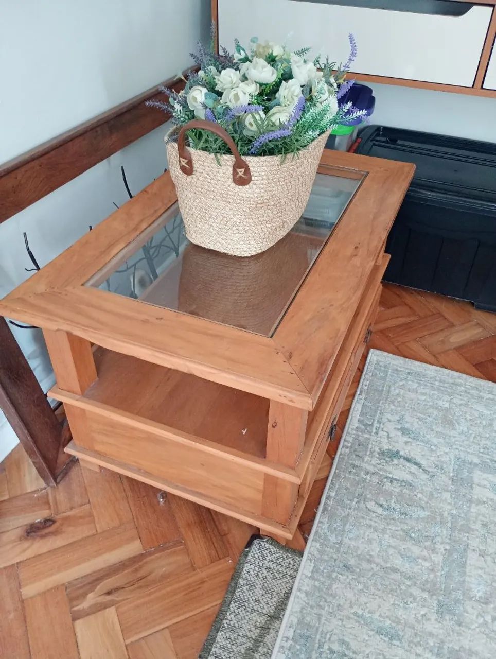 Mesa de Centro em Madeira de Demolição Cerejeira - Elegância e Durabilidade! ?<br> - Foto 3