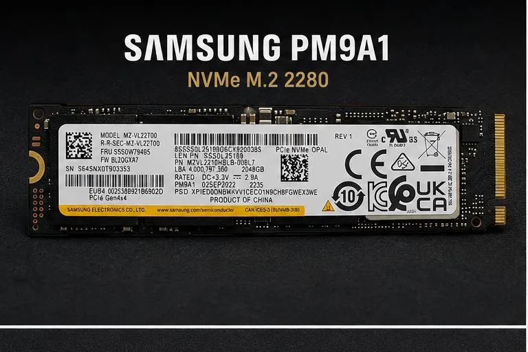 SSD Samsung PM9A1 2TB NVMe M.2 PCIe 4.0 7000MB/s - Armazenamento