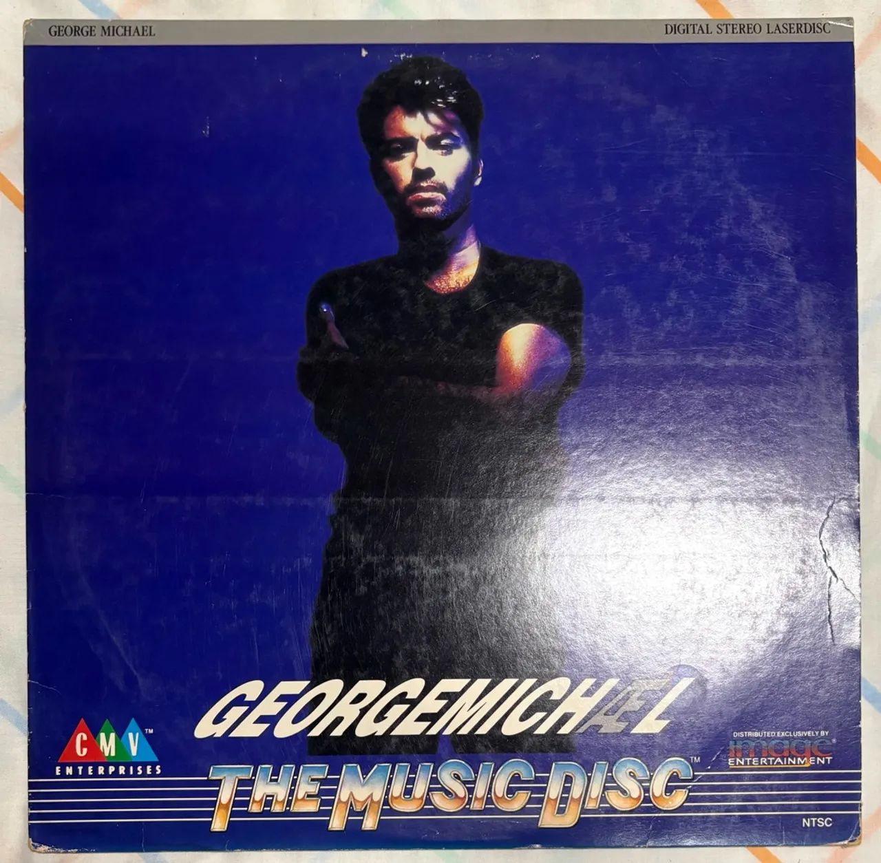 LD George Michael The Music Disc (1990) LaserDisc