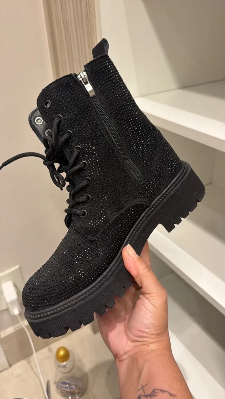 Bota strass brilho  - Foto 3