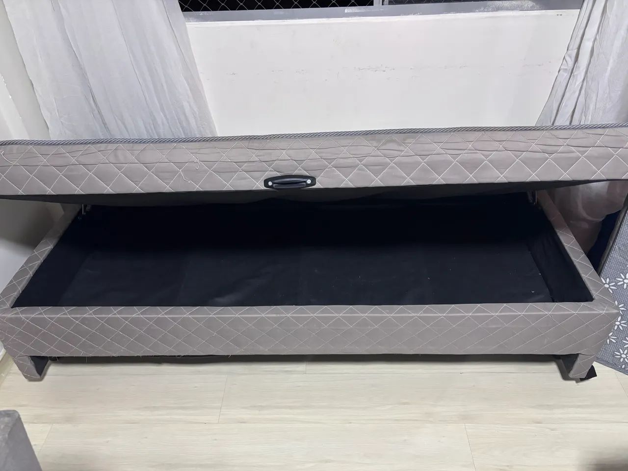 Cama de solteiro com baú e cama auxiliar  - Foto 2
