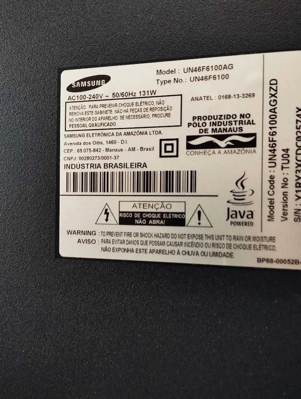 Tv Samsung 46 polegadas e painel - Foto 3