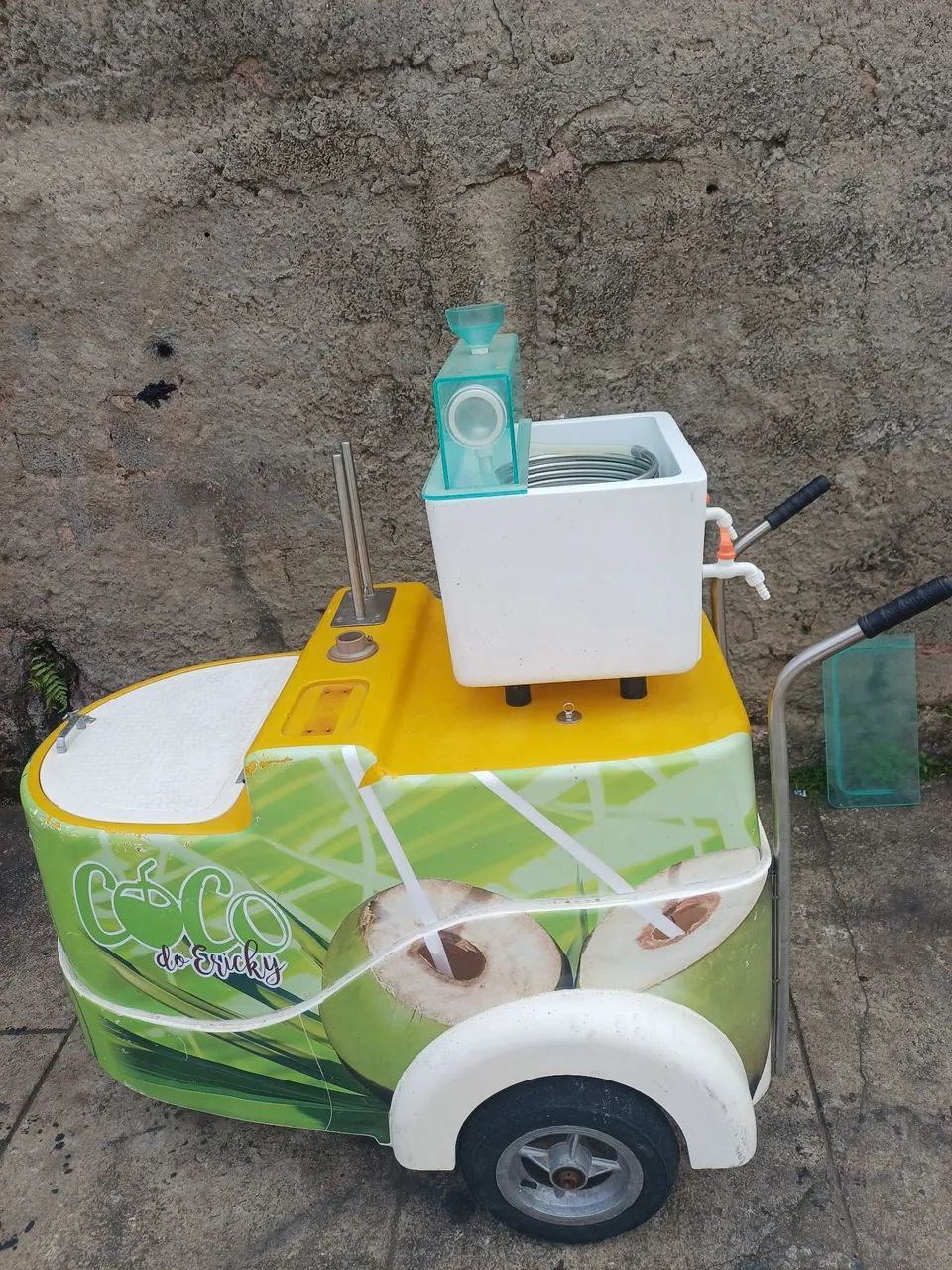 Carrinho de vende coco americano  - Foto 4