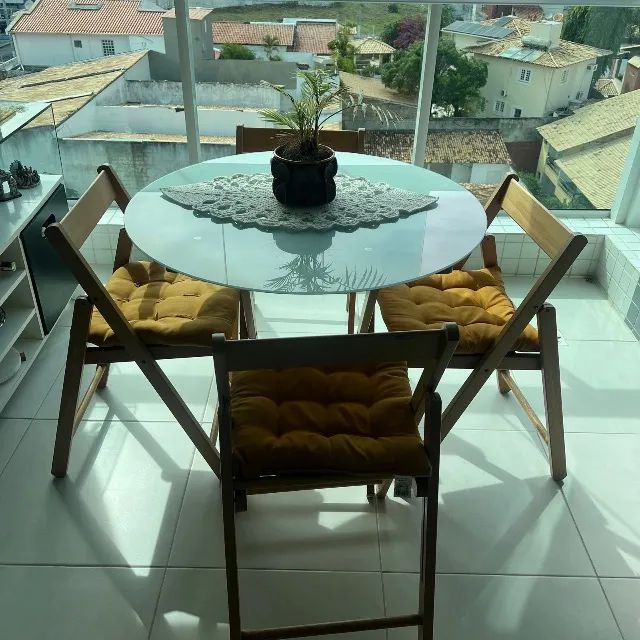 Conjunto mesa com aparador - Foto 3