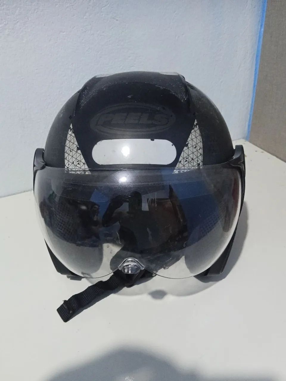 CAPACETE ABERTO COM OCULOS INTERNO 