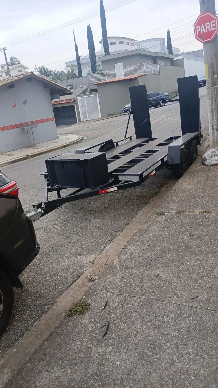 Carreta reboque de veículos trucado  - Foto 3