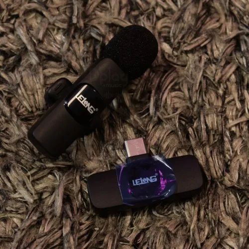 Microfone de Lapela Sem Fio Para Tipo C - Entrega Grátis - Foto 2