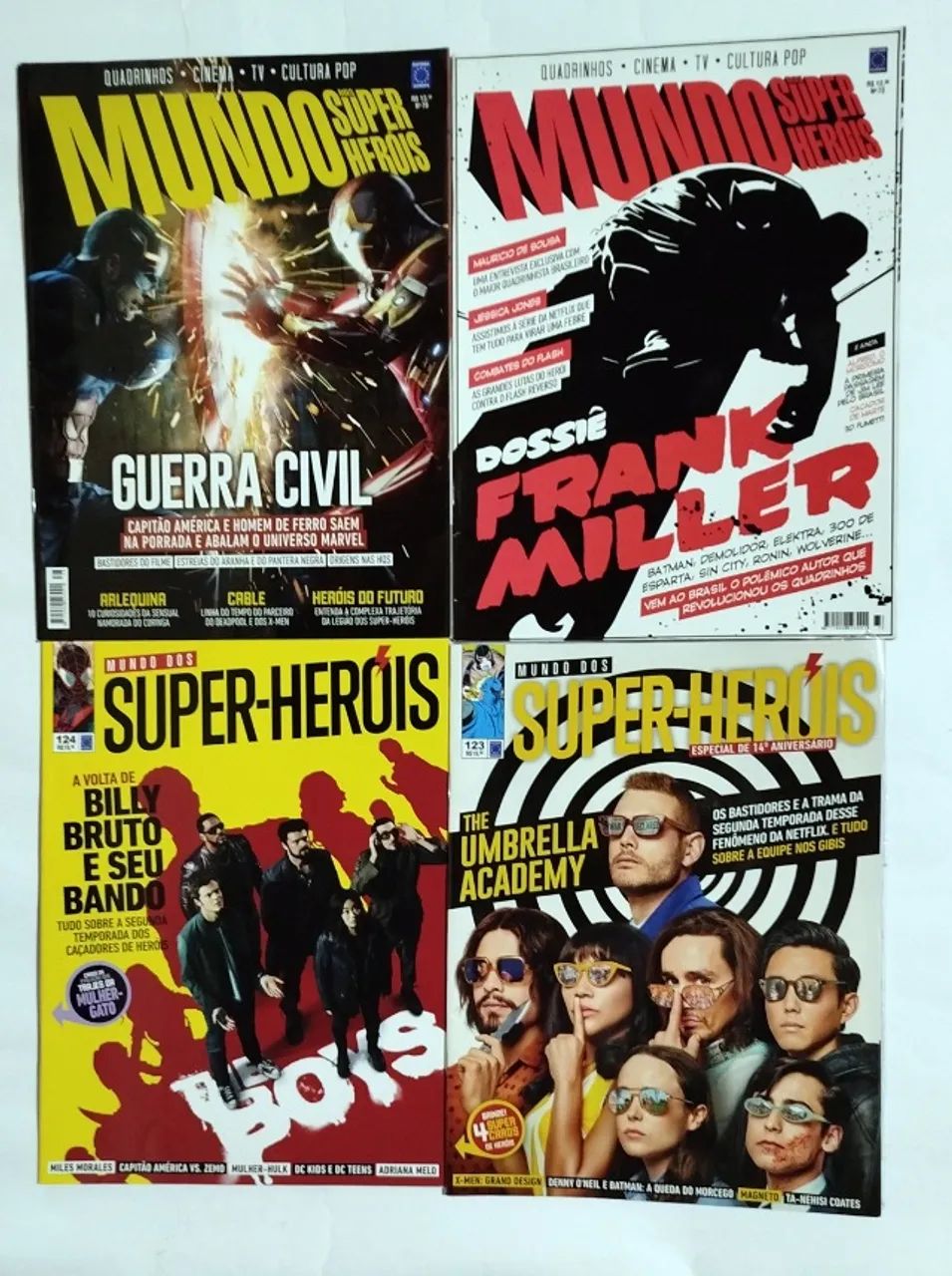 Lote Revista Mundo Dos Super Heróis E Mundo Nerd + Pôsteres - Foto 3