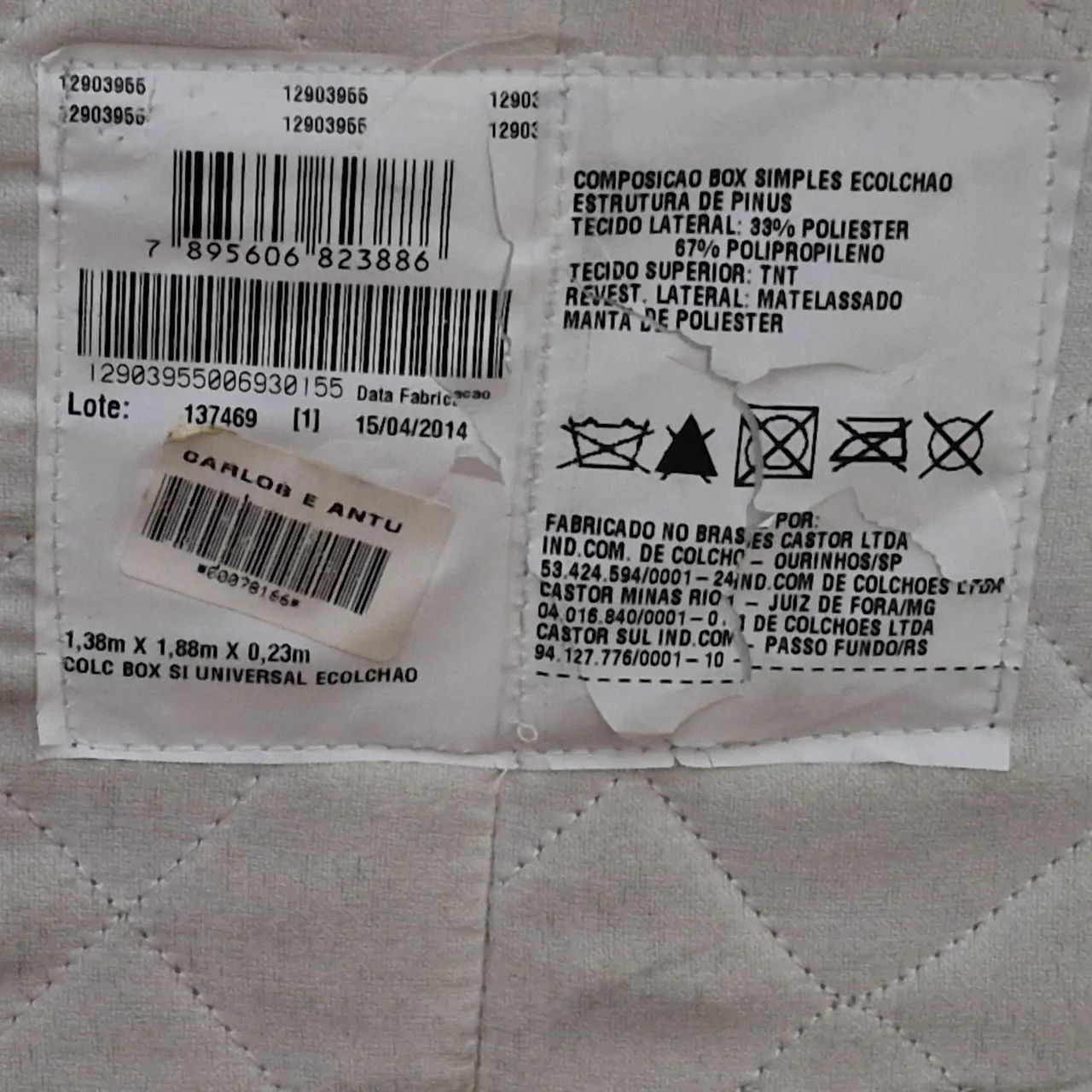 Colchão de casal Castor com box - Foto 4