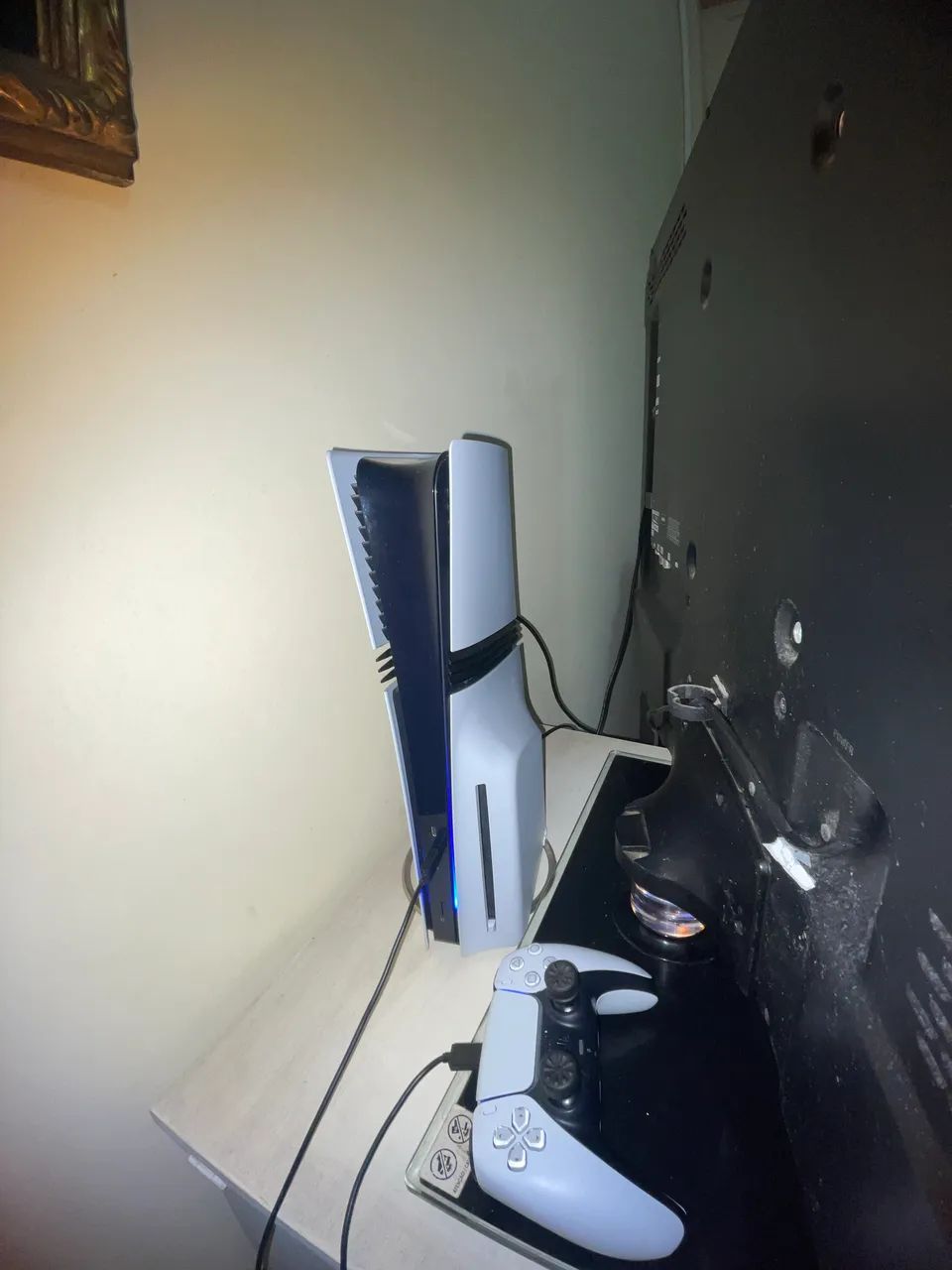 PS5 PRO 2TB com leitor de disco, controle e caixas - Foto 3