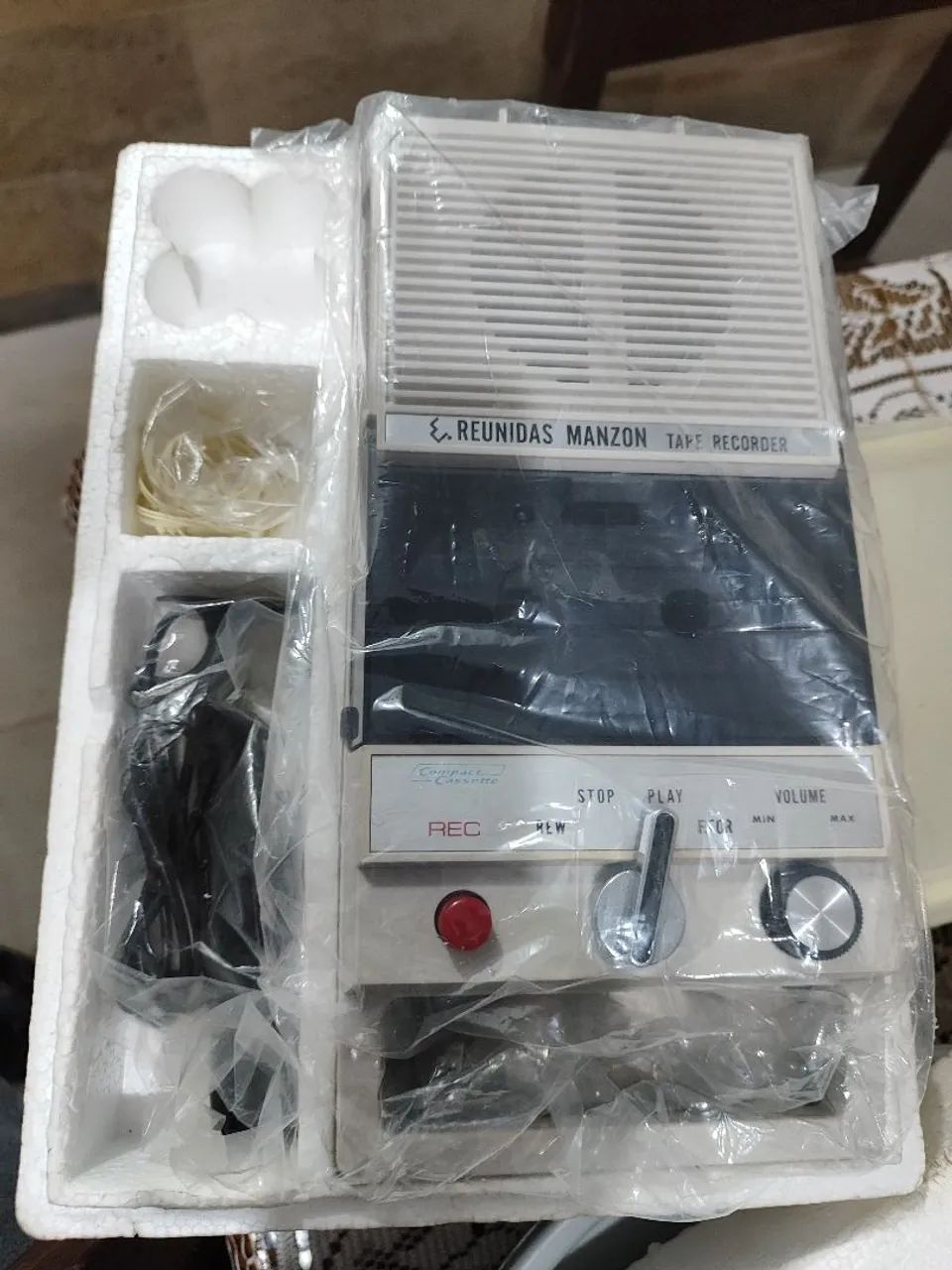 Gravador vintage anos 70