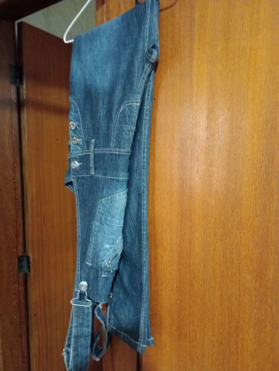 Jardineira jeans Nova Dgatte . - Foto 4