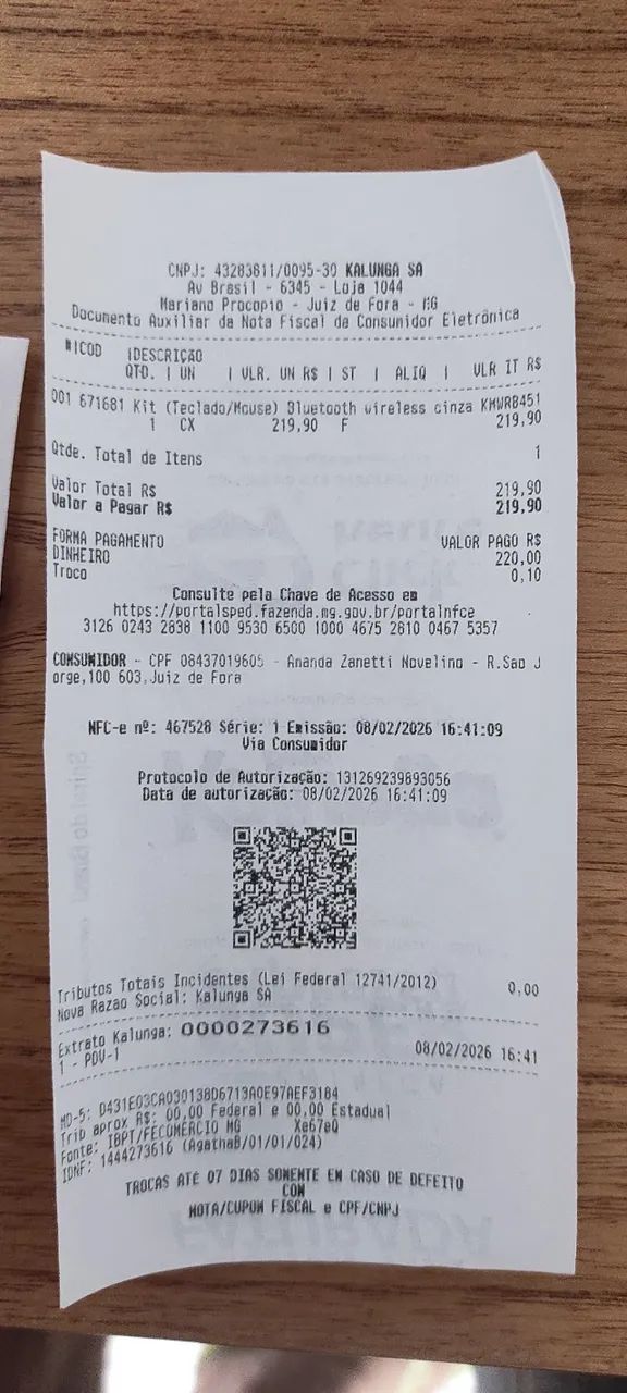 Teclado e Mouse Sem Fio Novo!!!!! - Foto 4