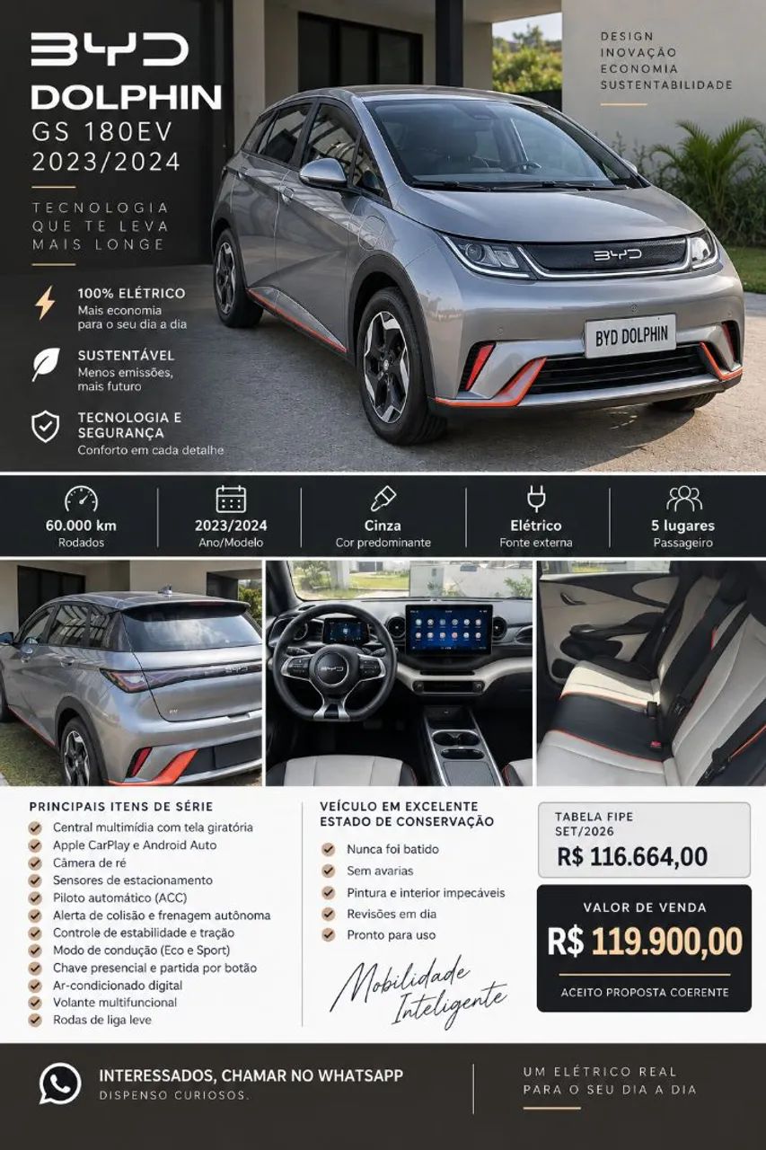 BYD Dolphin EV (Elétrico) 2024