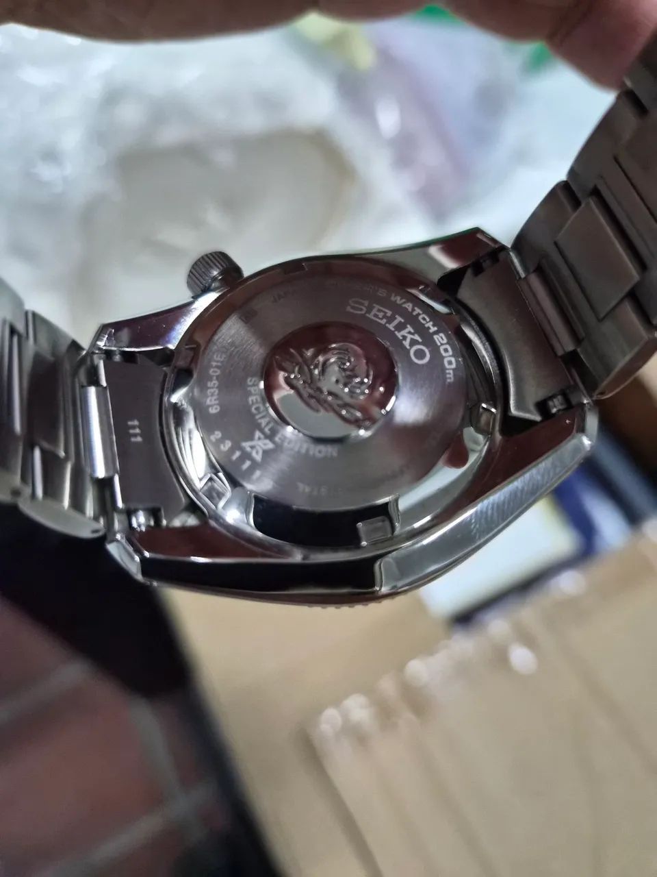 Relogio Seiko Prospex Marine Master reduced MM200 Edição Limitada Glacier  - Foto 5