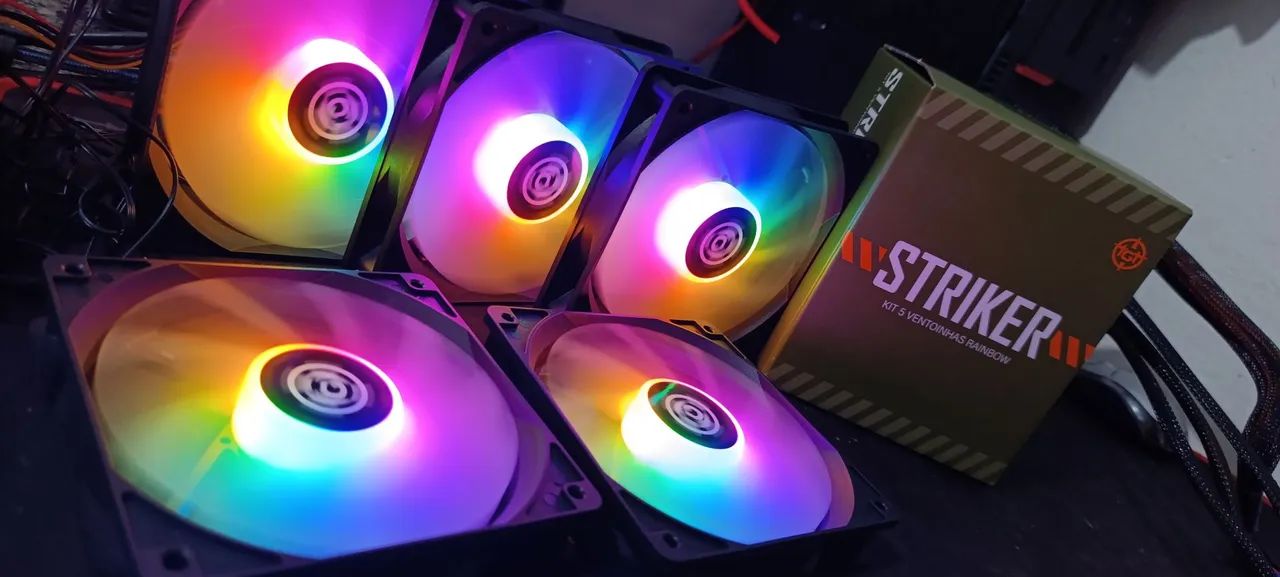 Kit de fans RGB C/instalação grátis! - Foto 2