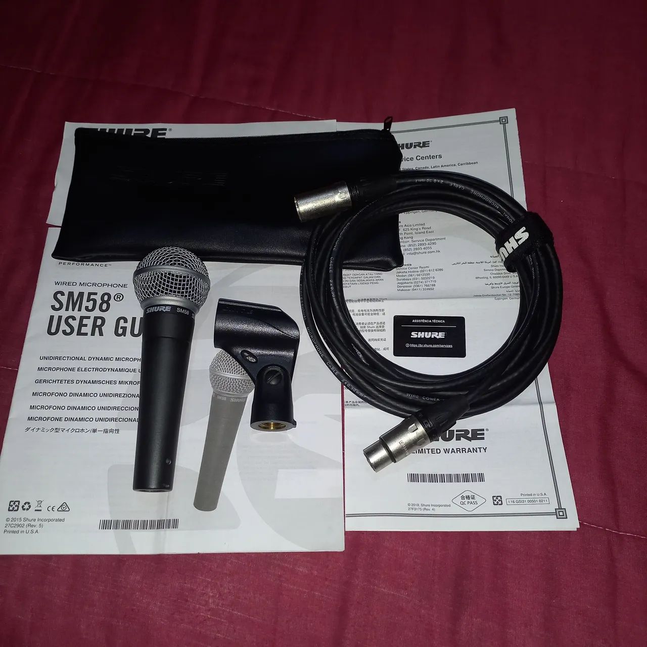 Shure sm58 original usa americano 