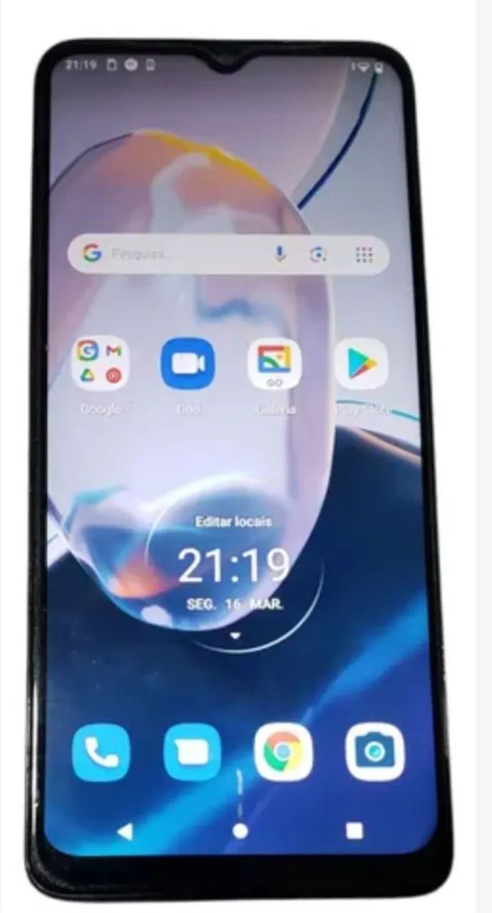Vendo Moto E22 Branco Aparelho usado. - Foto 5